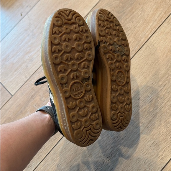 Adidas Black and White Gazelle Sneakers - Picture 8 of 8